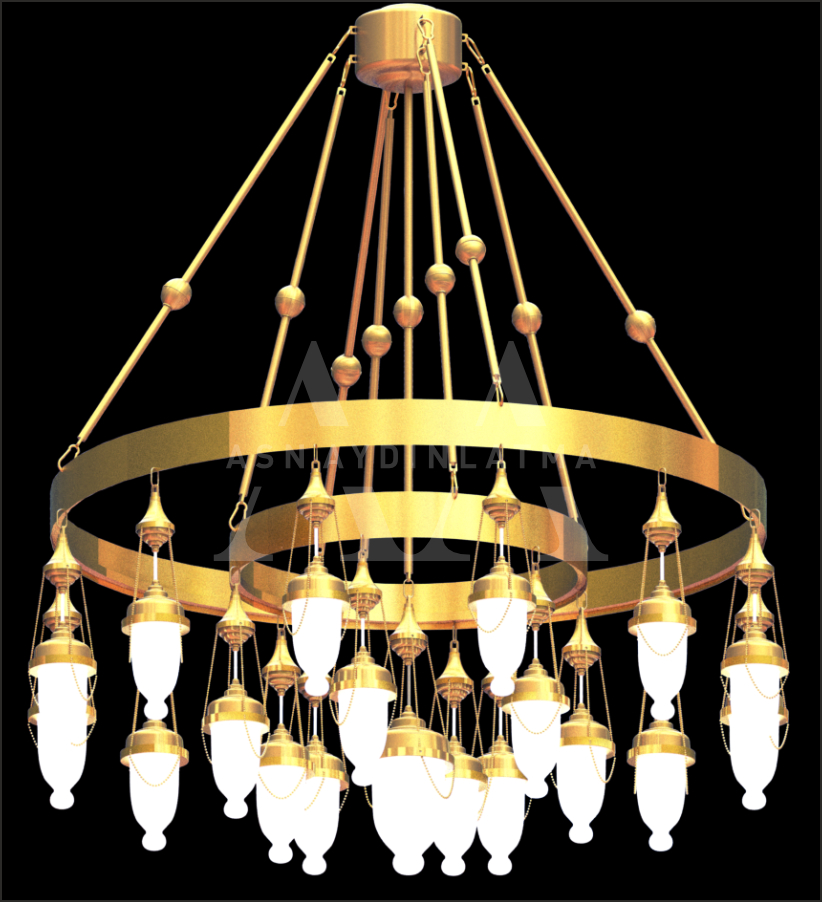 Has Model Avizeler Çift Katlı 120 cm Çap