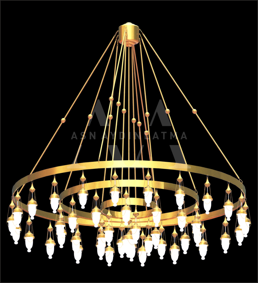 Has Model Avizeler Üç Katlı 250 cm Çap