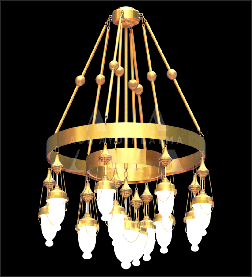 Has Model Avizeler Çift Katlı 80 cm Çap